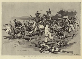 Routed Chinese Flying Before the Victorious Enemy